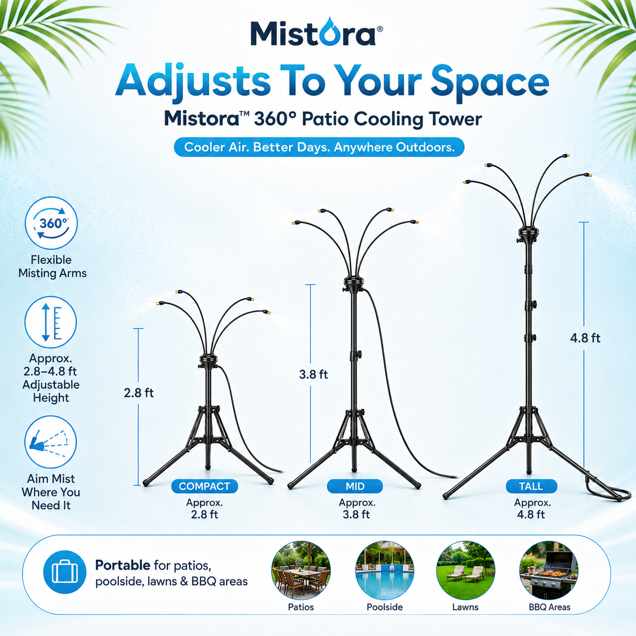 Mistora™ Patio Cooling Tower